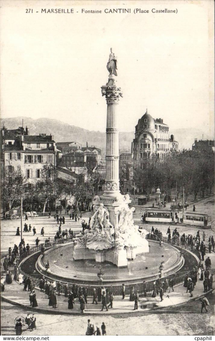 CPA Marseille Fontaine Cantini (place Castellane)