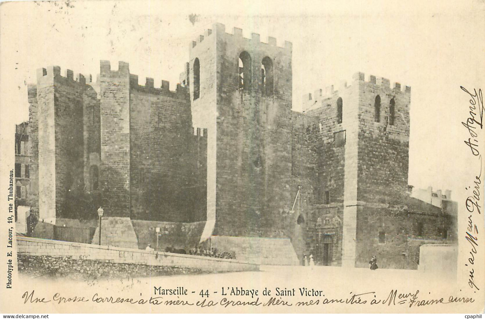 CPA Marseille l'Abbaye de Saint Victor