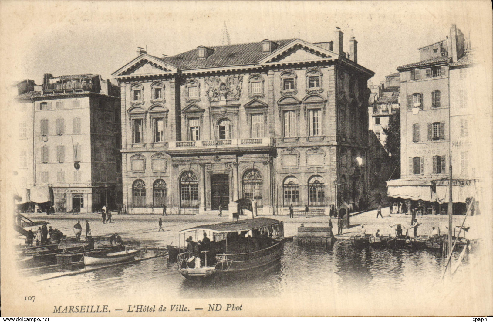 CPA Marseille L'Hotel de Ville