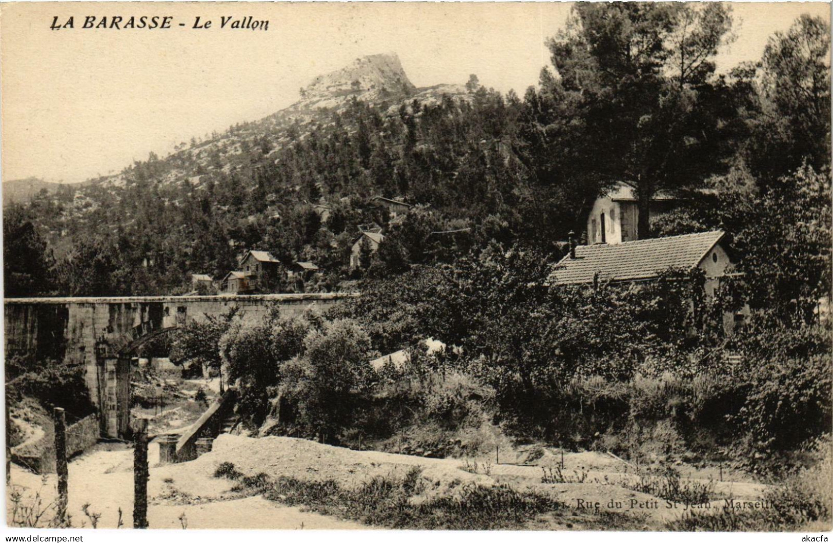 CPA MARSEILLE - La Barasse Le Vallon (986507)