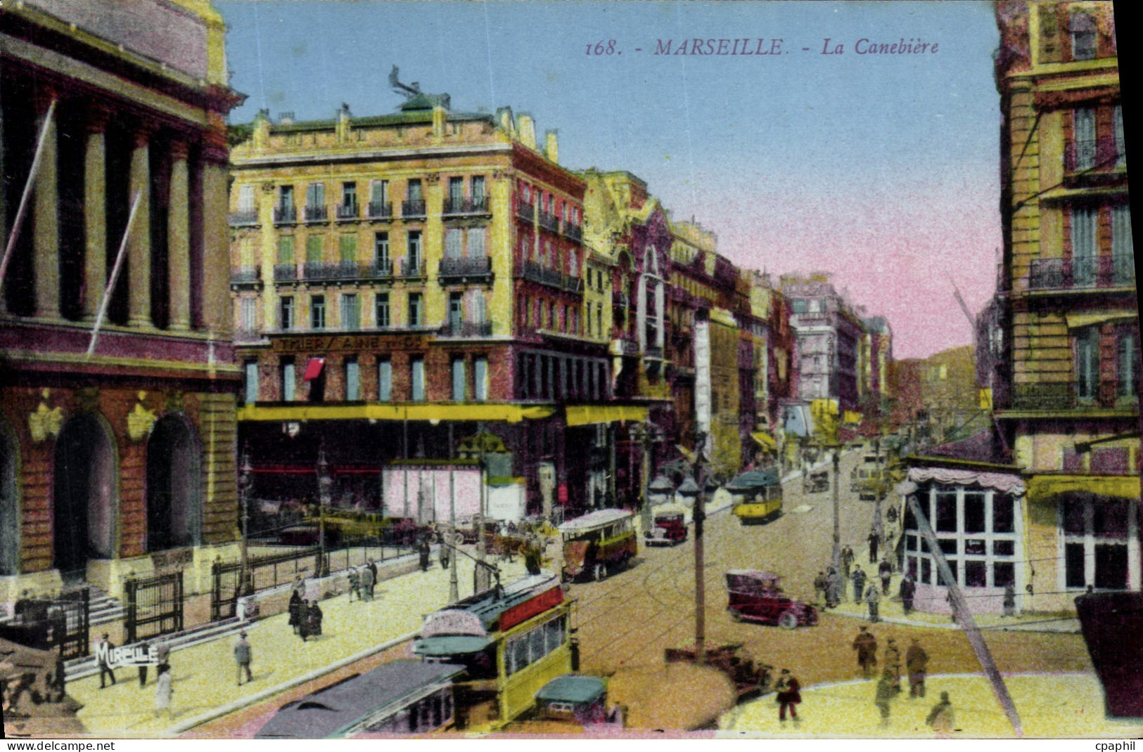 CPA Marseille La Canebiere