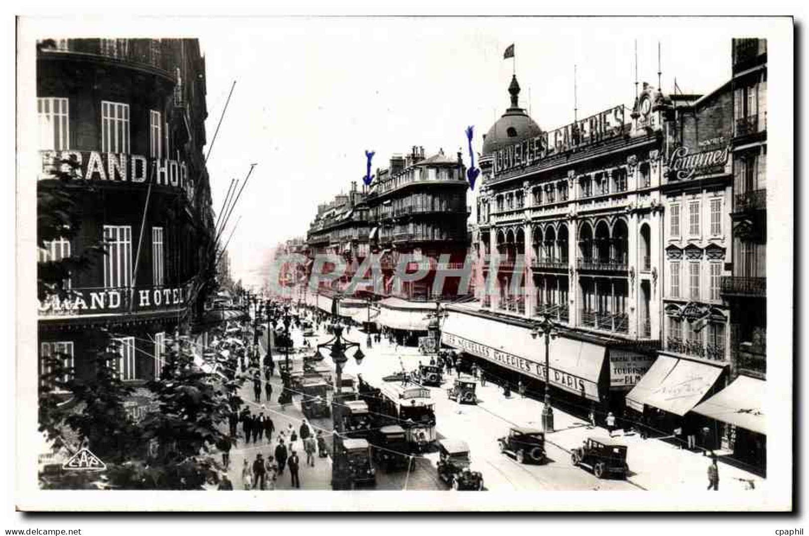 CPA Marseille La Canebiere