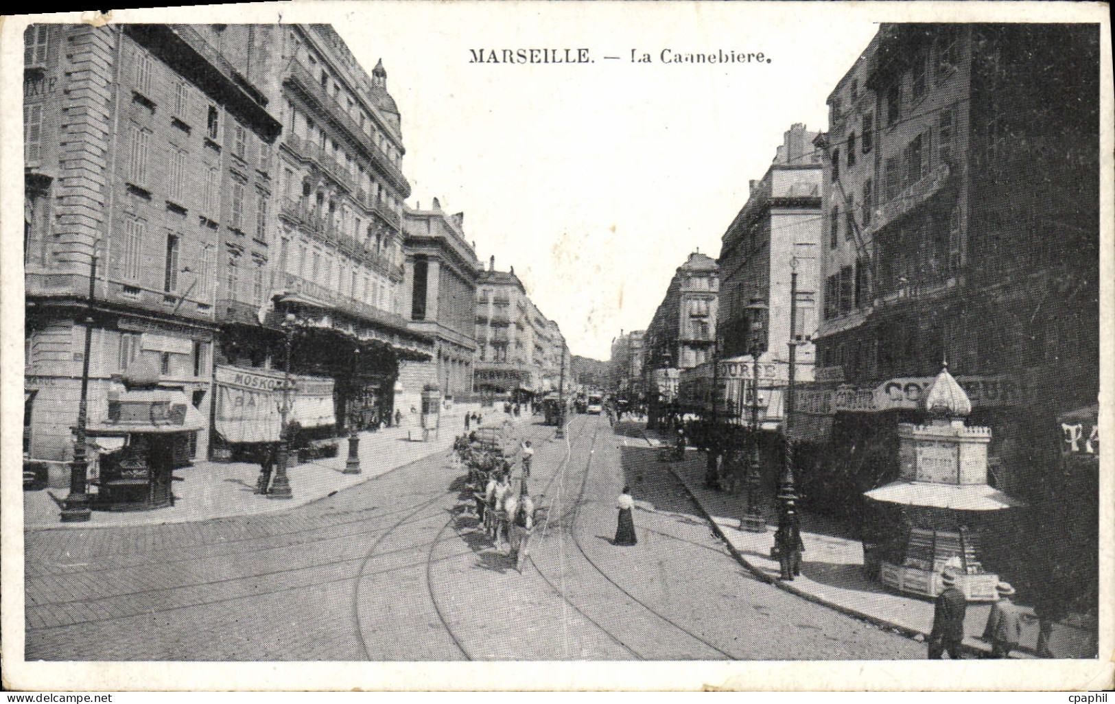 CPA Marseille La Canebiere