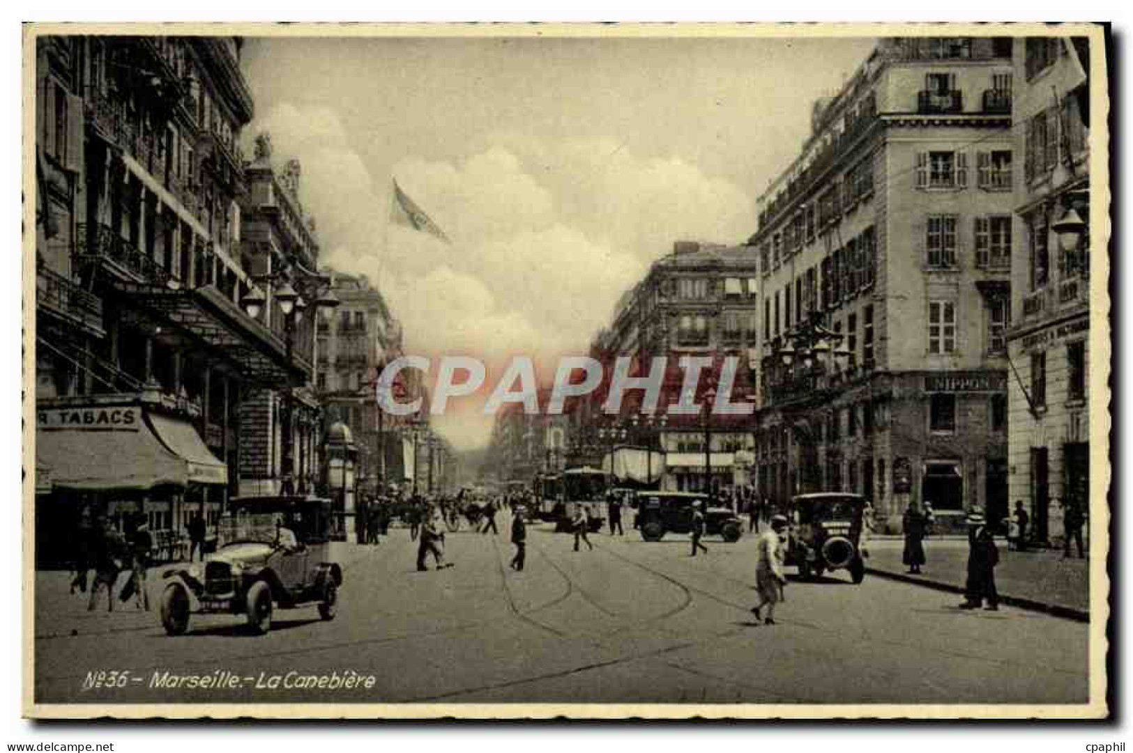 CPA Marseille La Canebiere