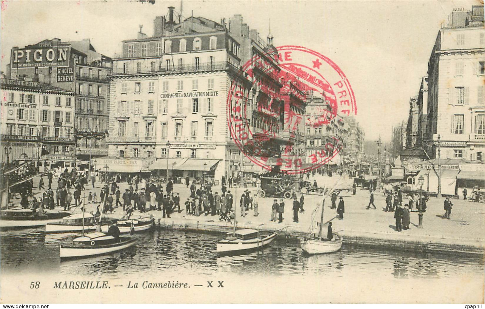 CPA Marseille La Cannebiere