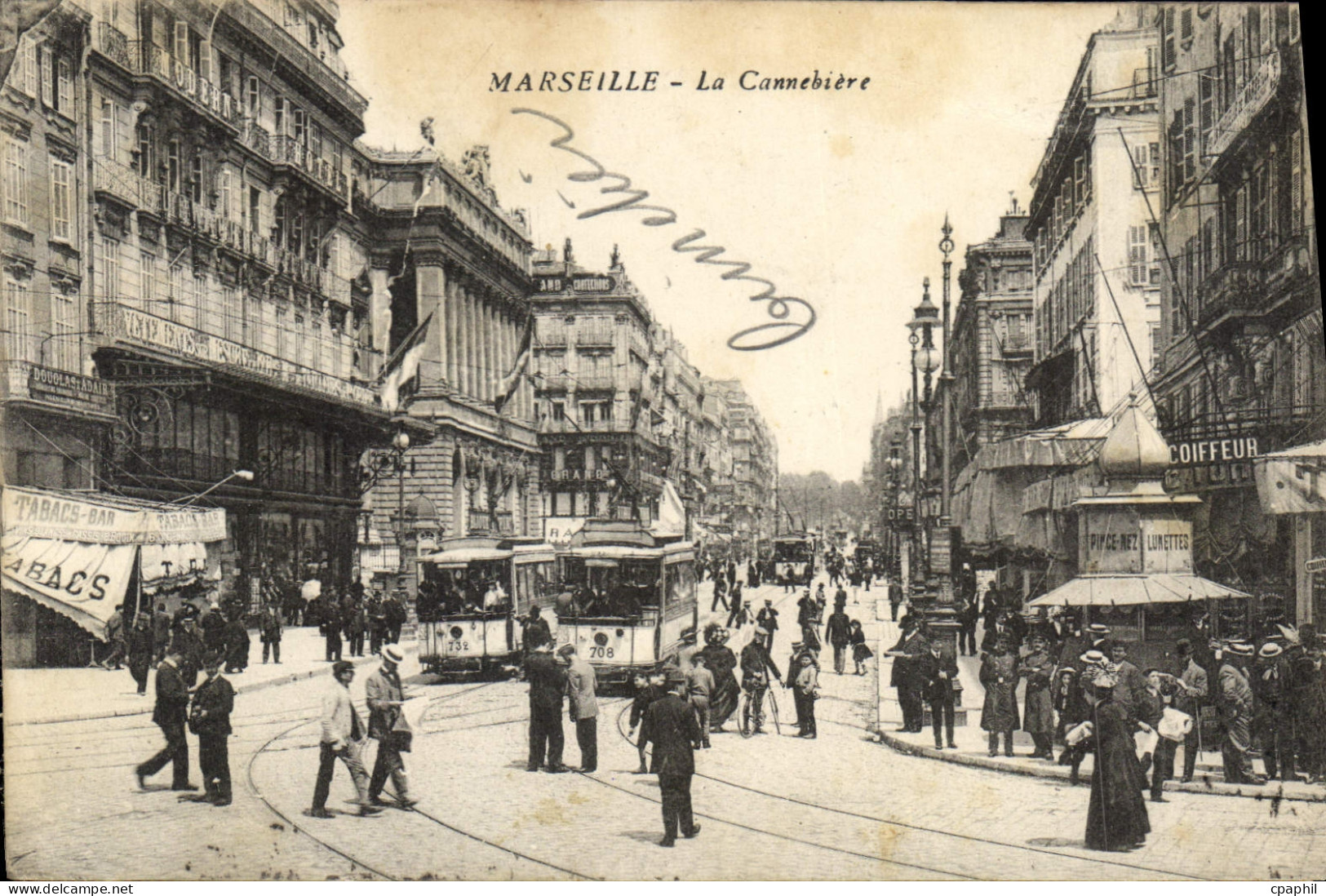 CPA Marseille La Cannebiere