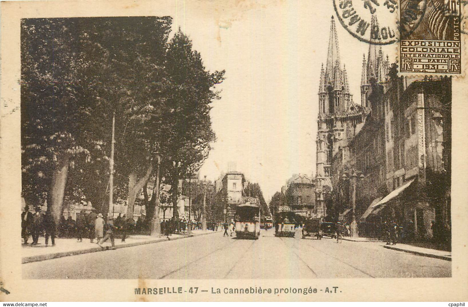 CPA Marseille La Canneblere prolongee