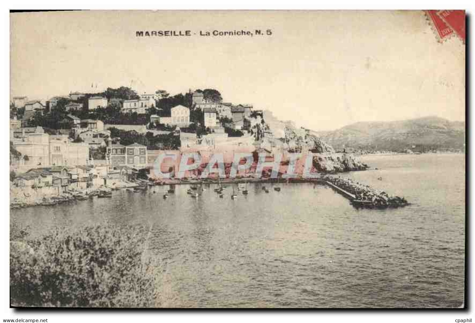 CPA Marseille La Corniche