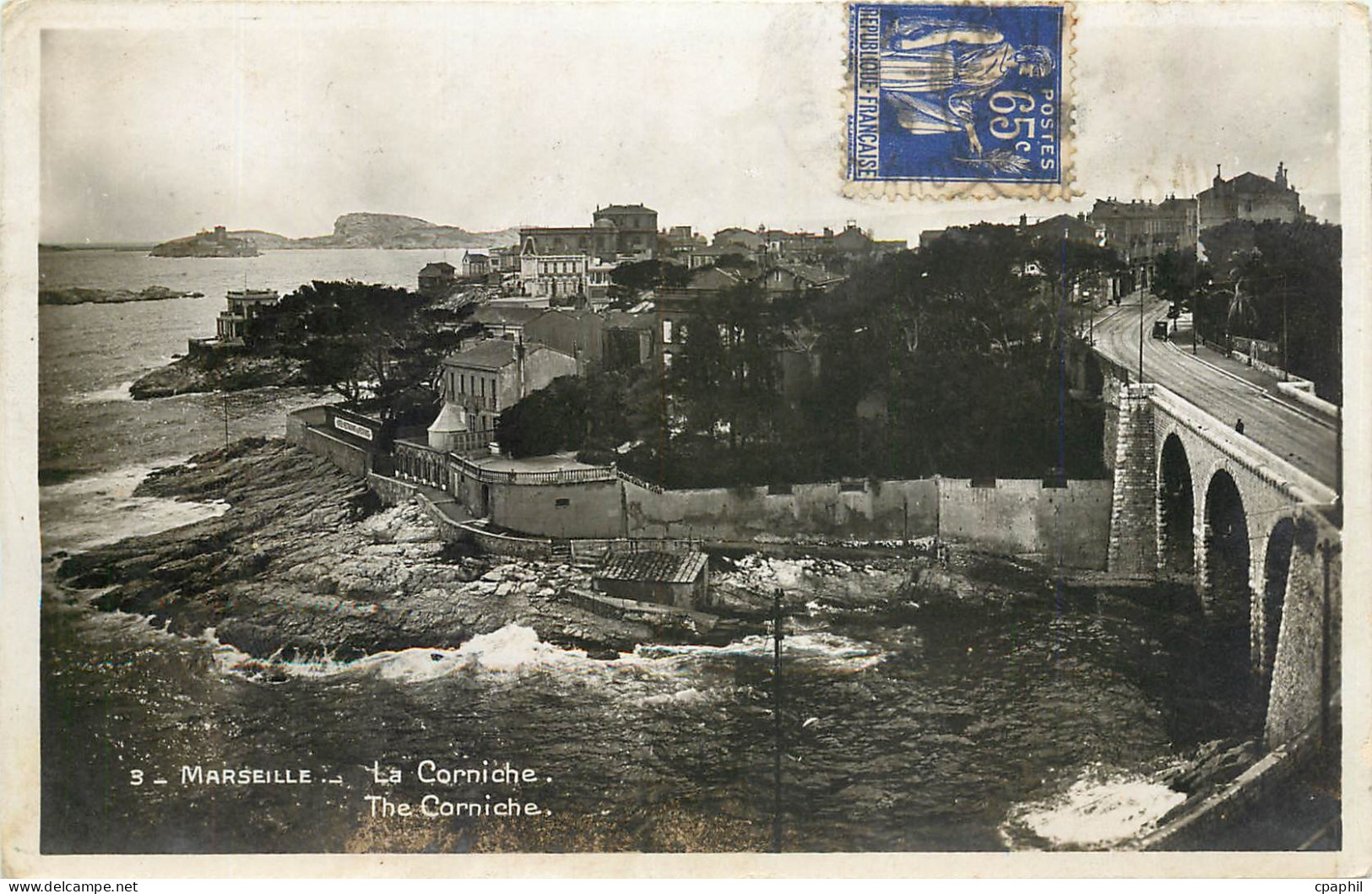 CPA Marseille La Corniche