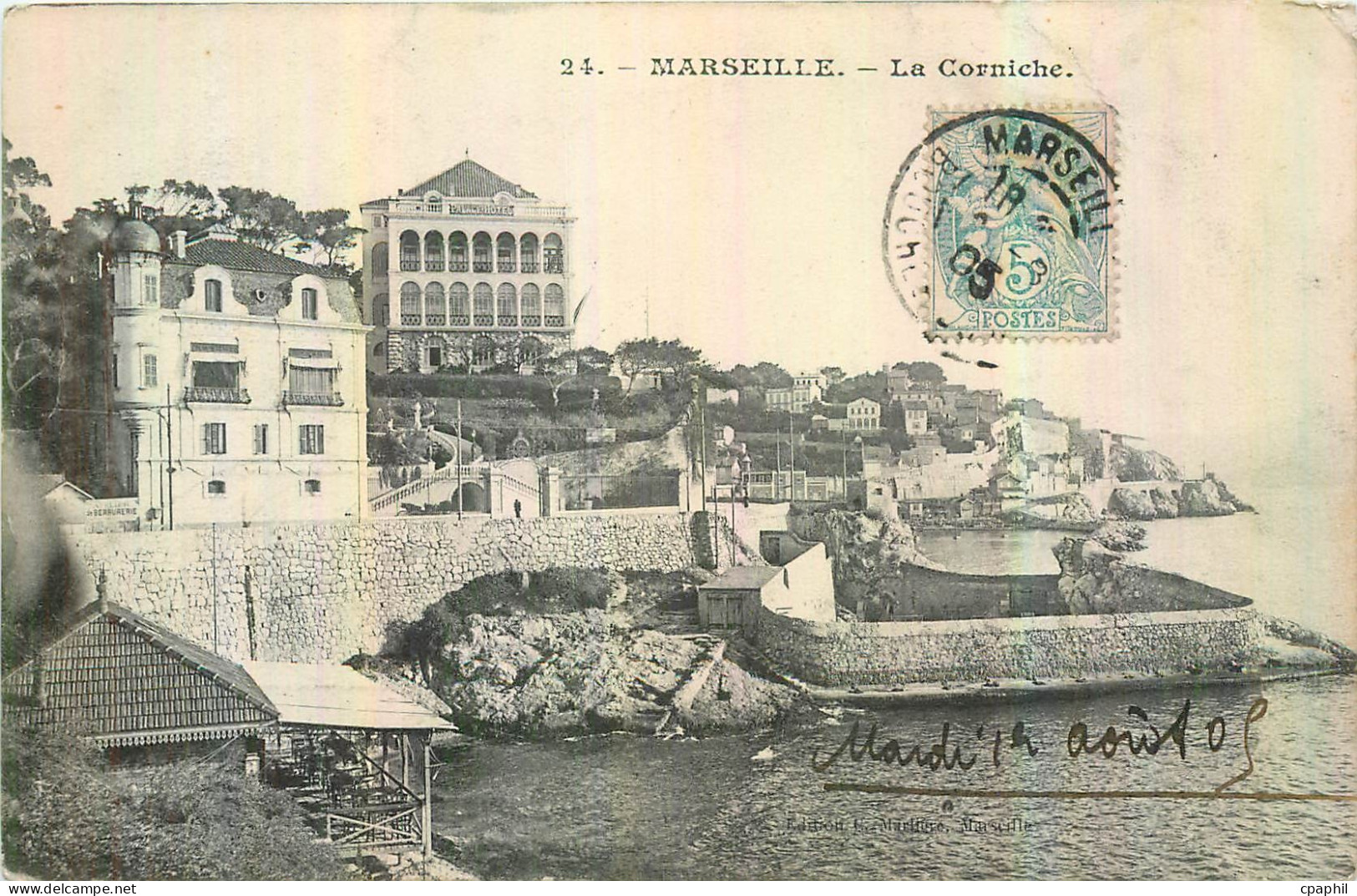 CPA Marseille La Corniche
