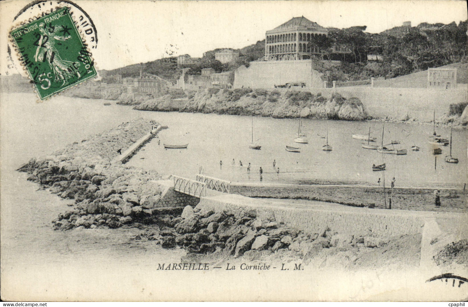 CPA Marseille La Corniche