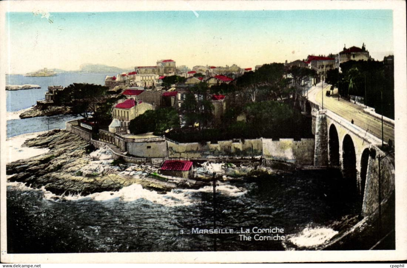 CPA Marseille La corniche