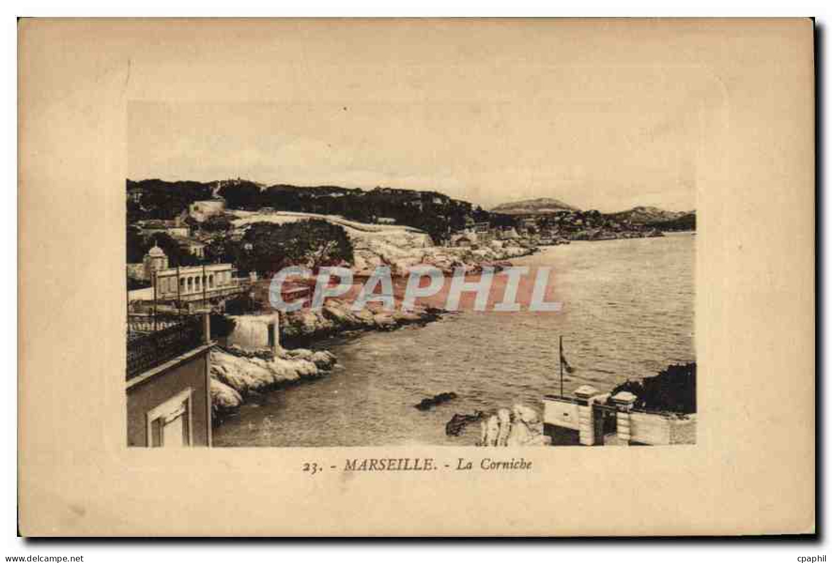 CPA Marseille La Corniche