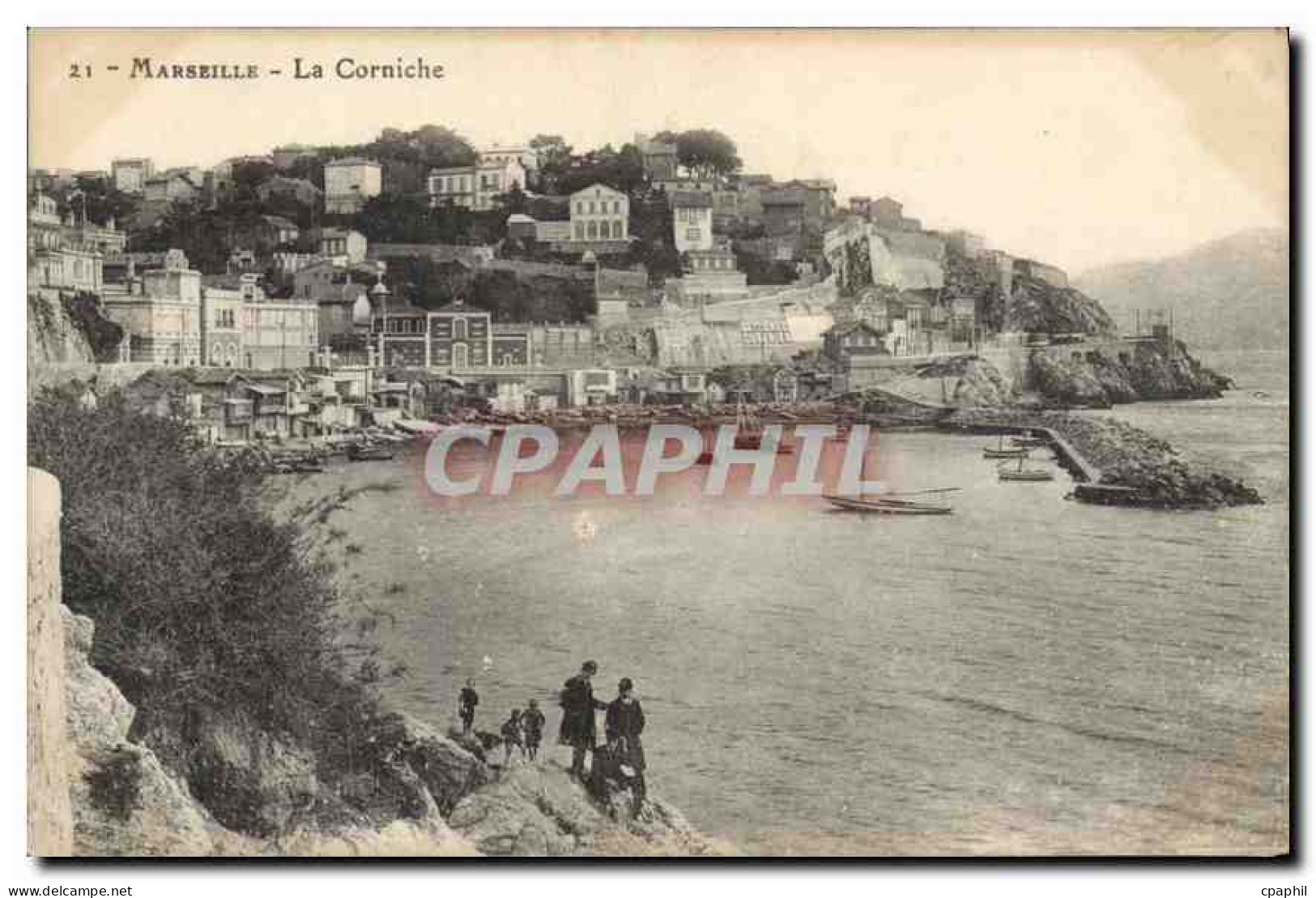 CPA Marseille La Corniche
