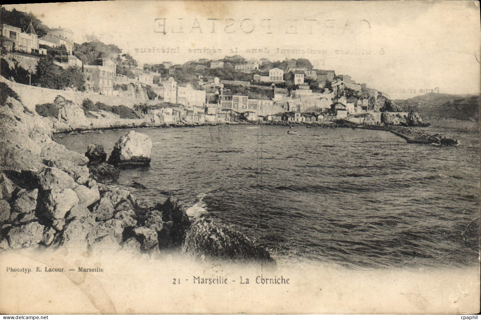CPA Marseille La Corniche