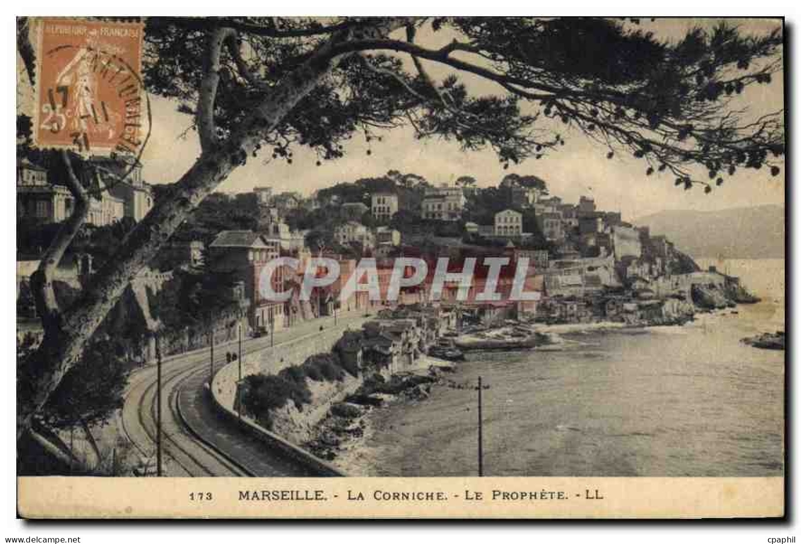 CPA Marseille La Corniche Le Prophete