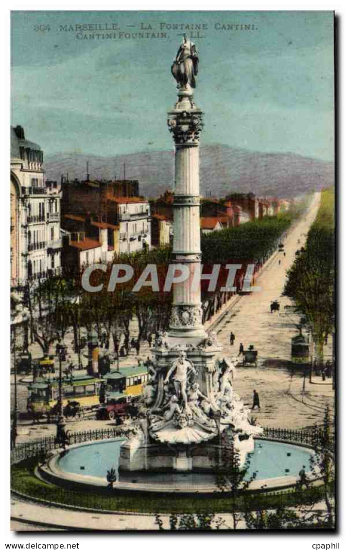 CPA Marseille La fontaine Cantini