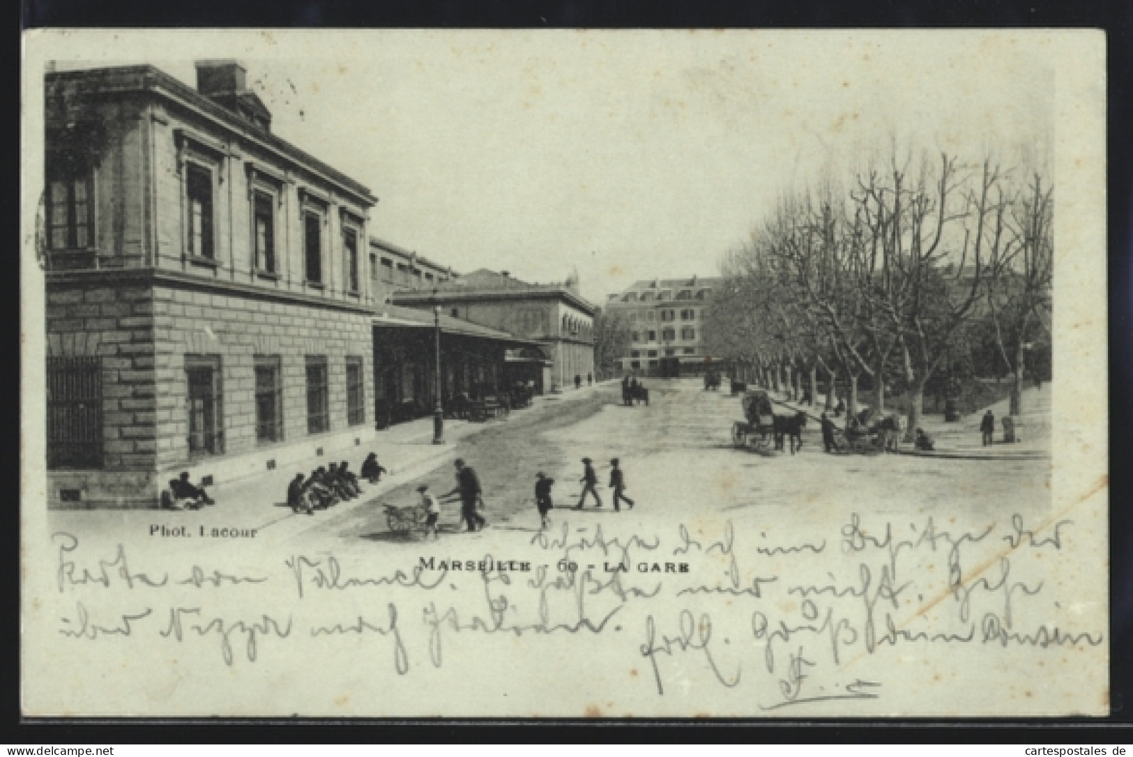 CPA Marseille, La Gare, La Gare