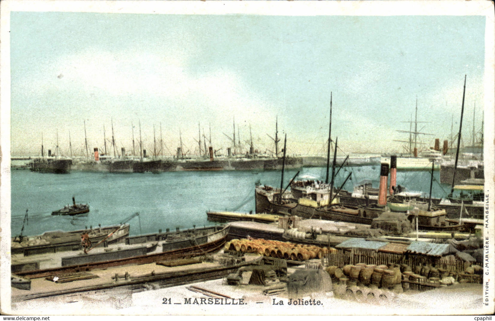 CPA Marseille La Joliette Bateaux