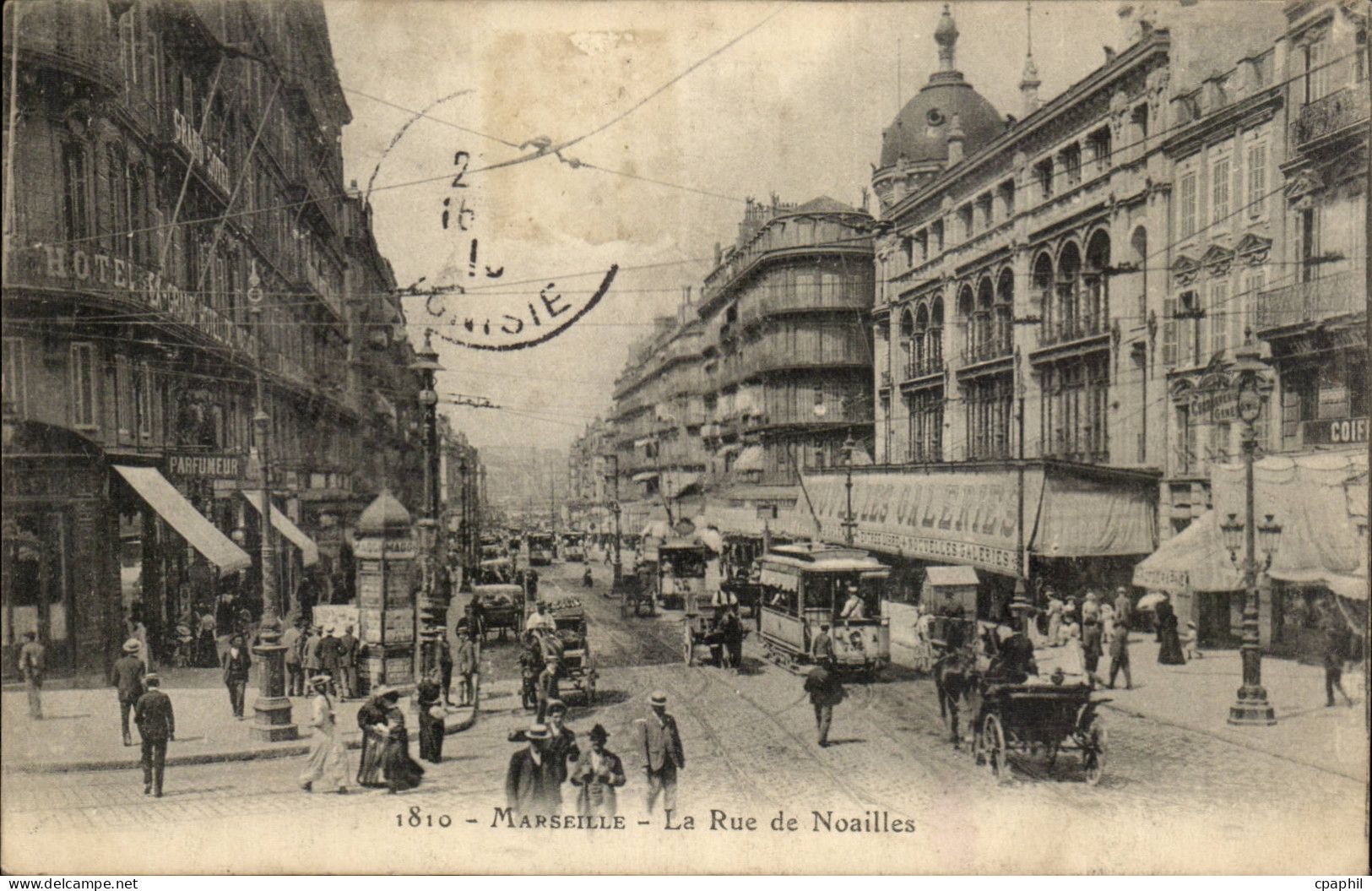 CPA Marseille La rue de Noailles