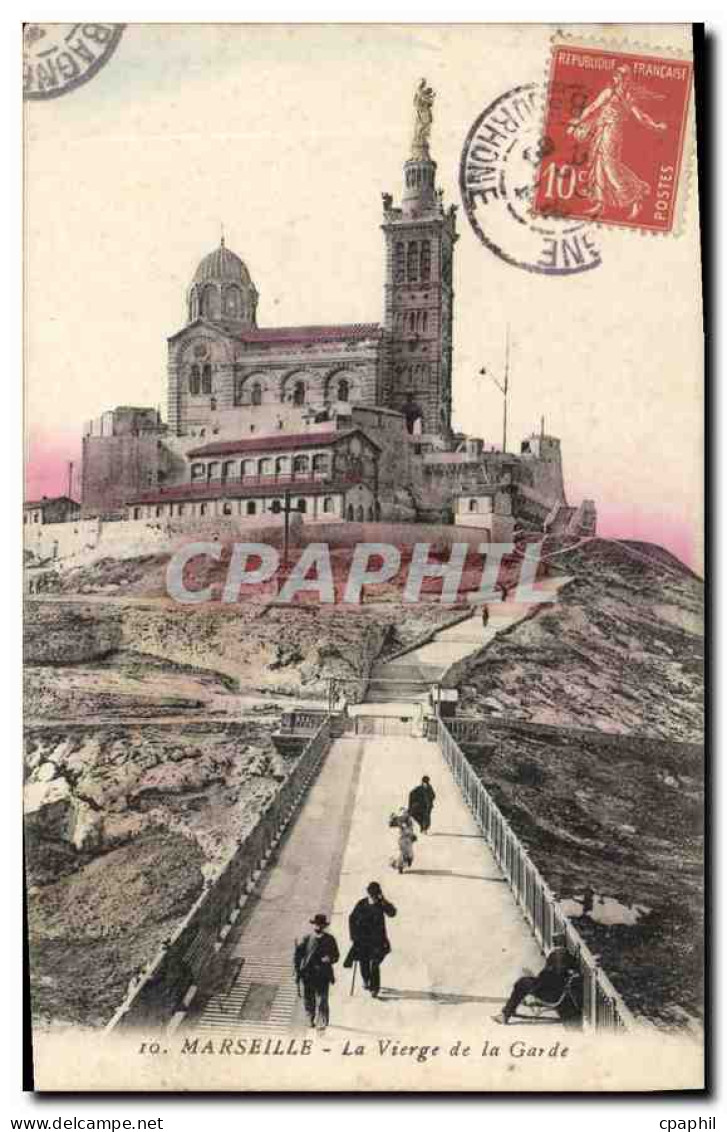 CPA Marseille La Vierge de la Garde