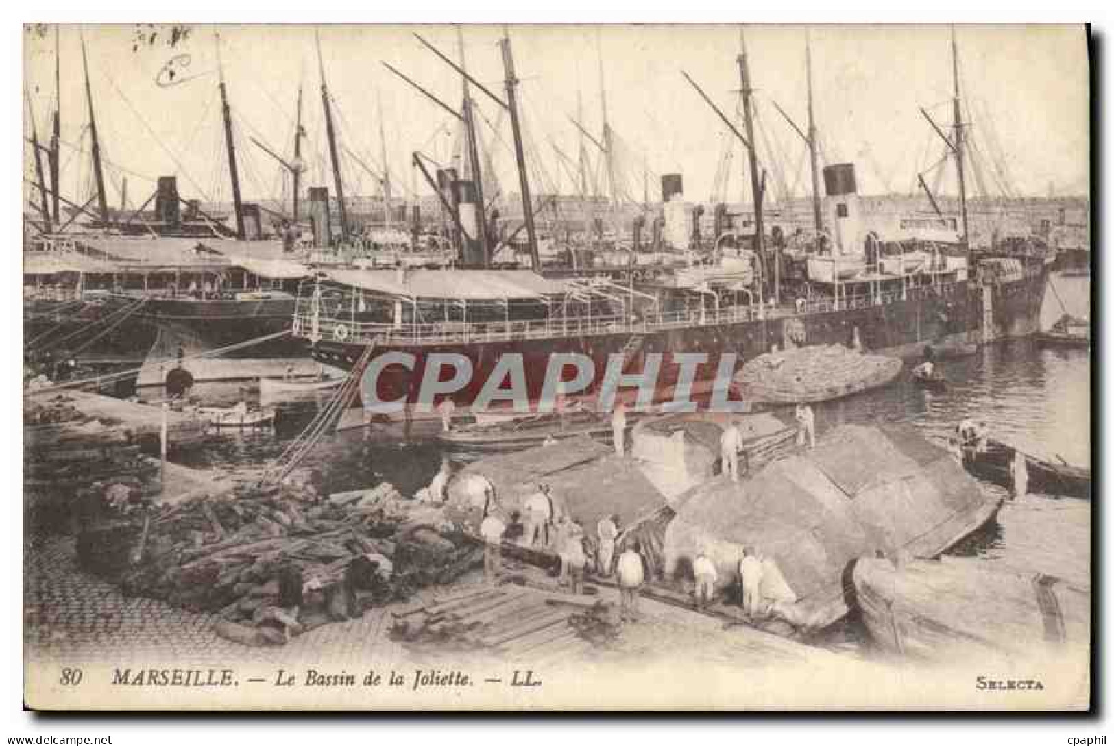 CPA Marseille le Bassin de la Joliette