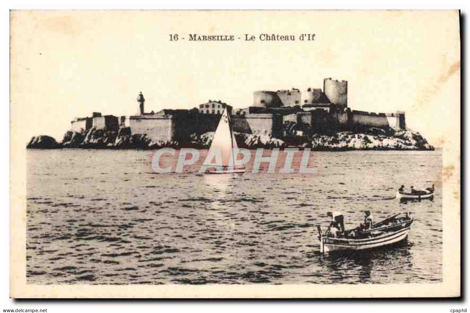CPA Marseille Le Chateau d'If