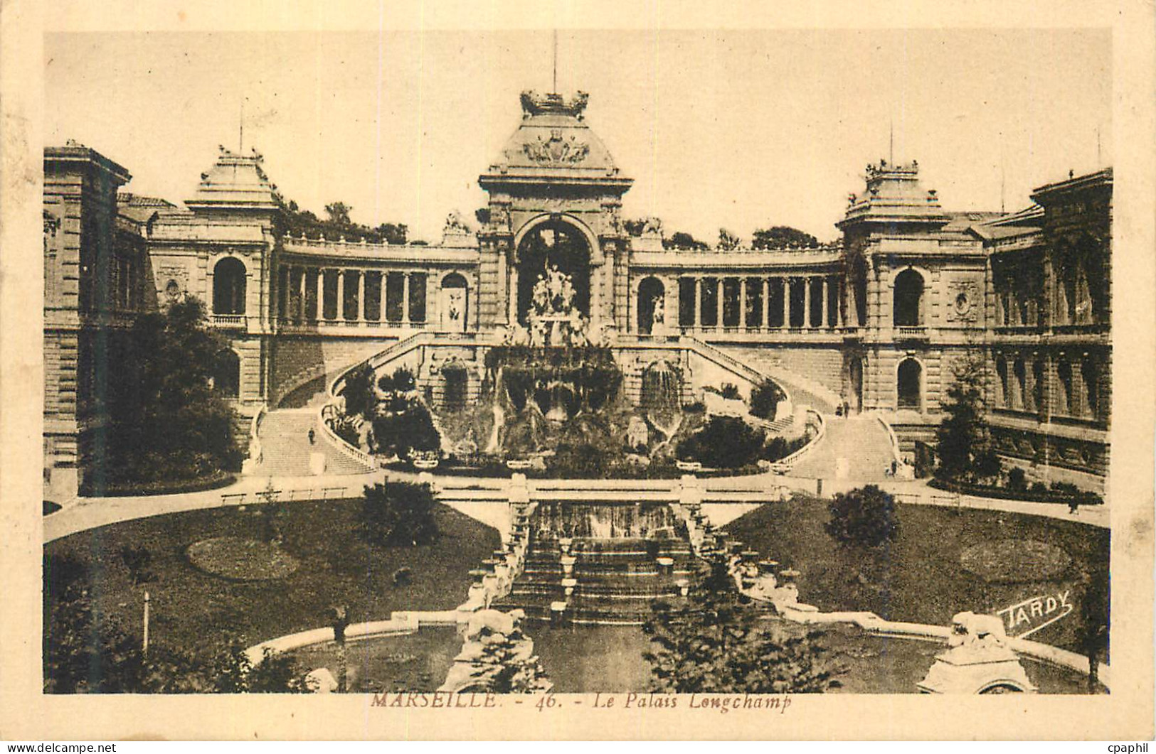 CPA Marseille le Palais Longchamp