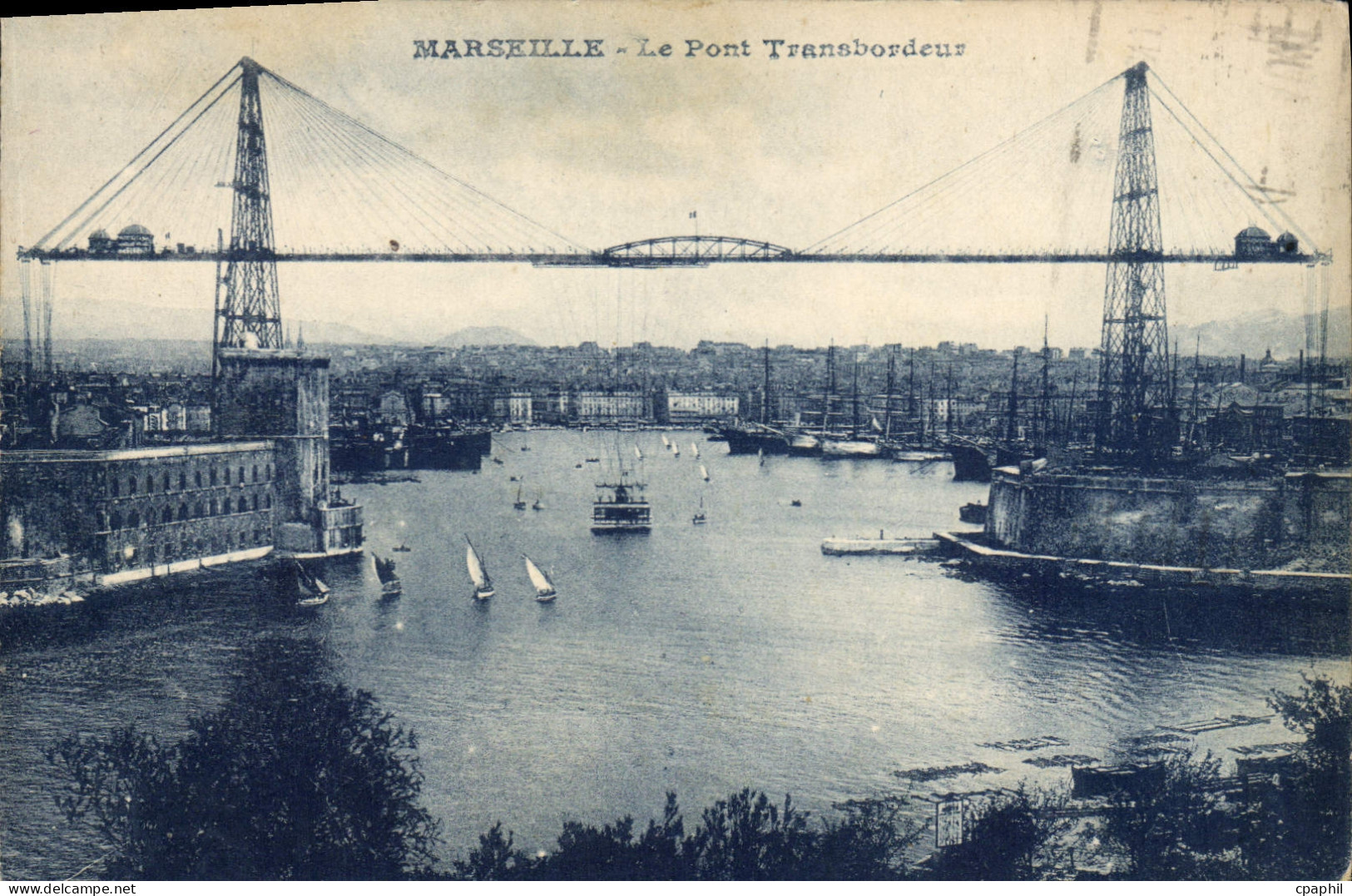 CPA Marseille Le Pont Transbordeur