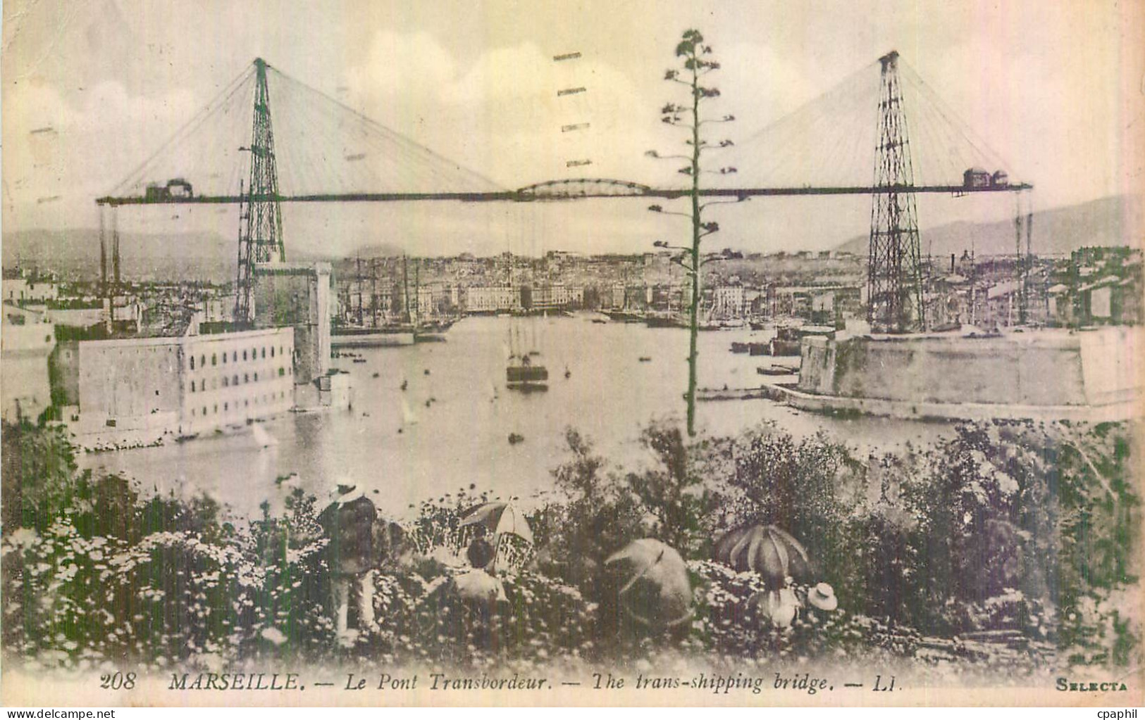 CPA Marseille Le POnt Transbordeur