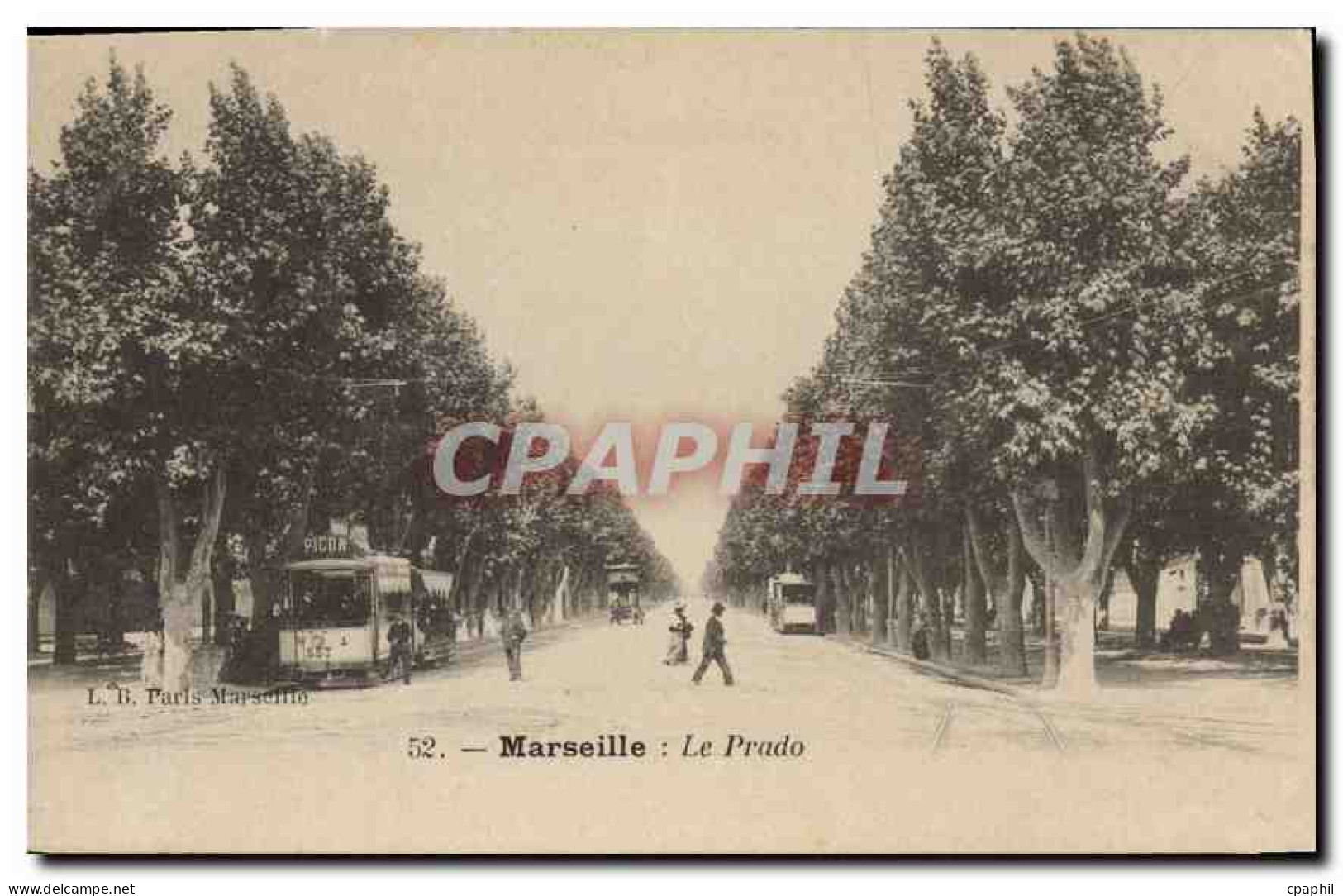 CPA Marseille Le Prado