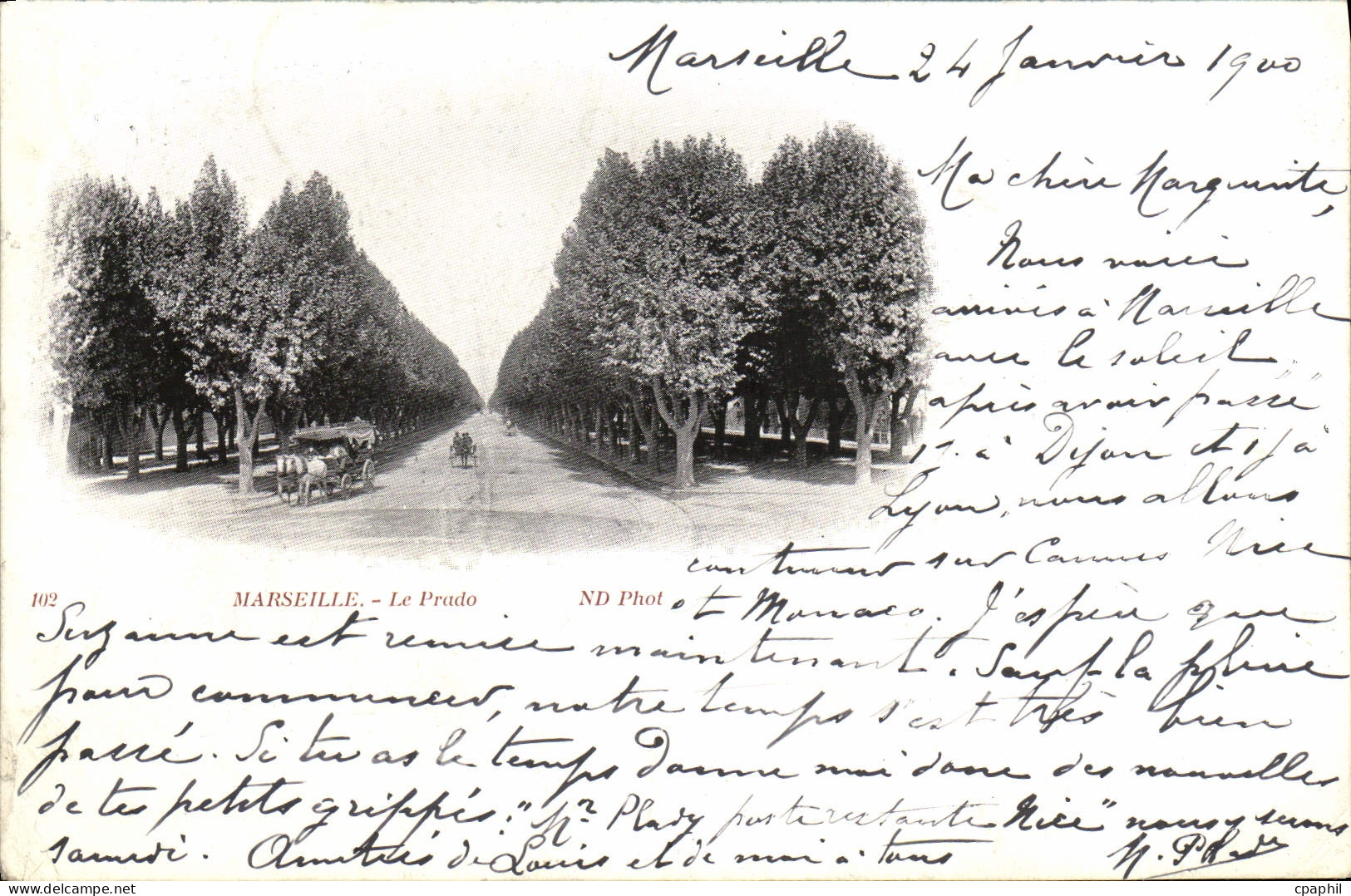 CPA Marseille Le Prado
