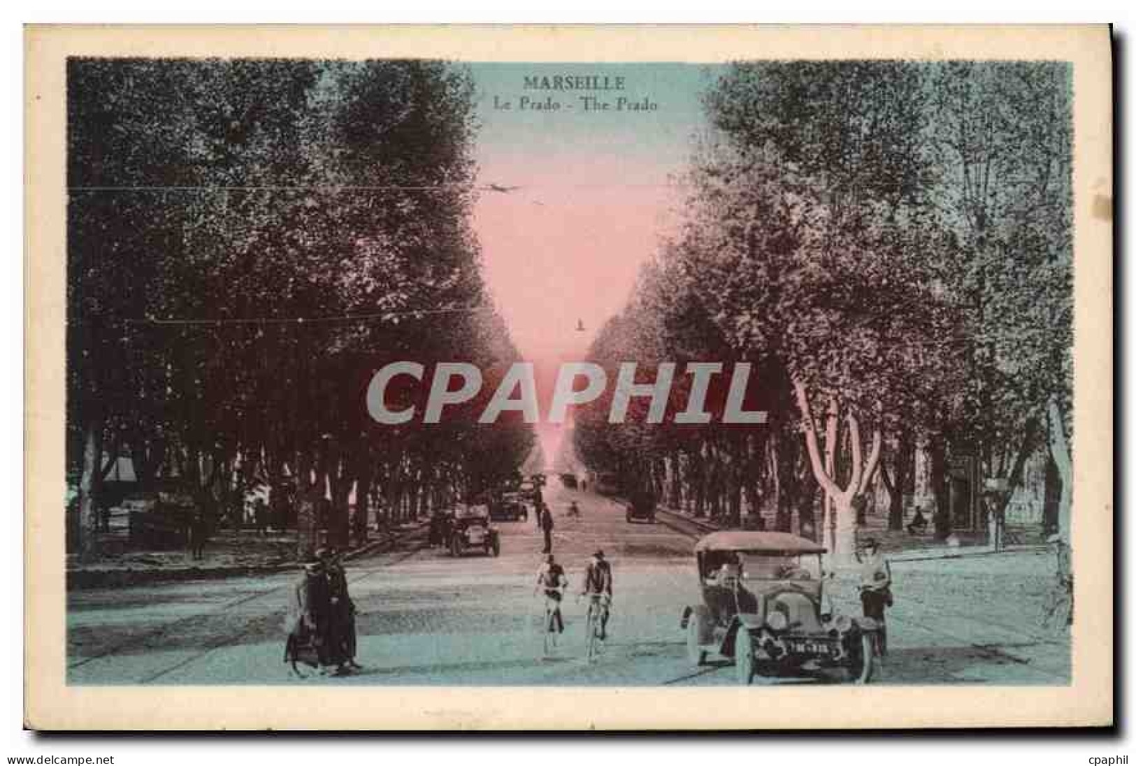 CPA Marseille Le Prado Automobile