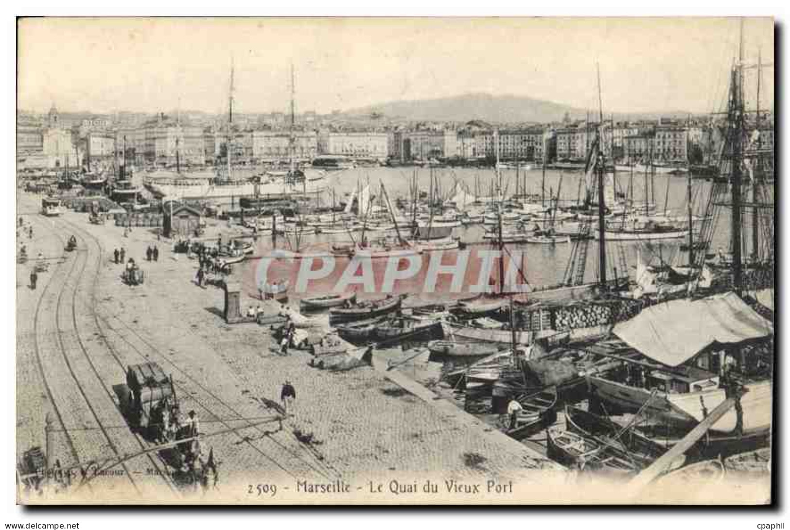 CPA Marseille le Quai du Vieux Port