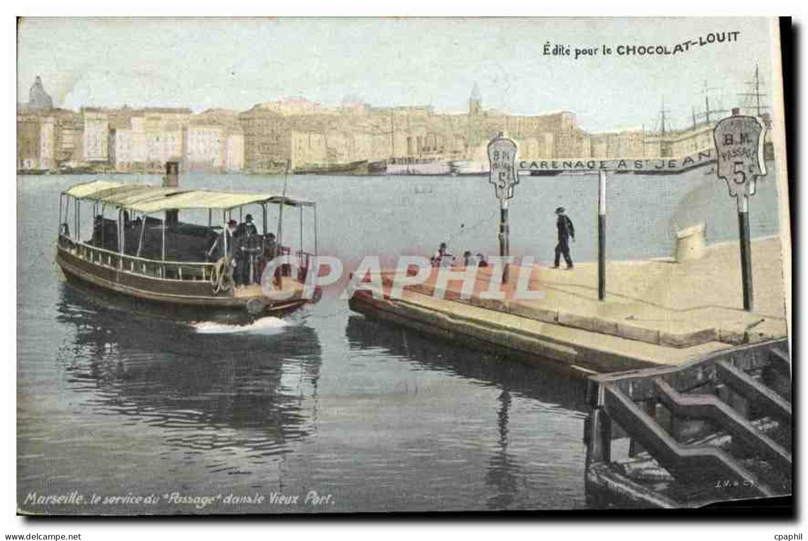 CPA Marseille le service du Passage Vieux Port