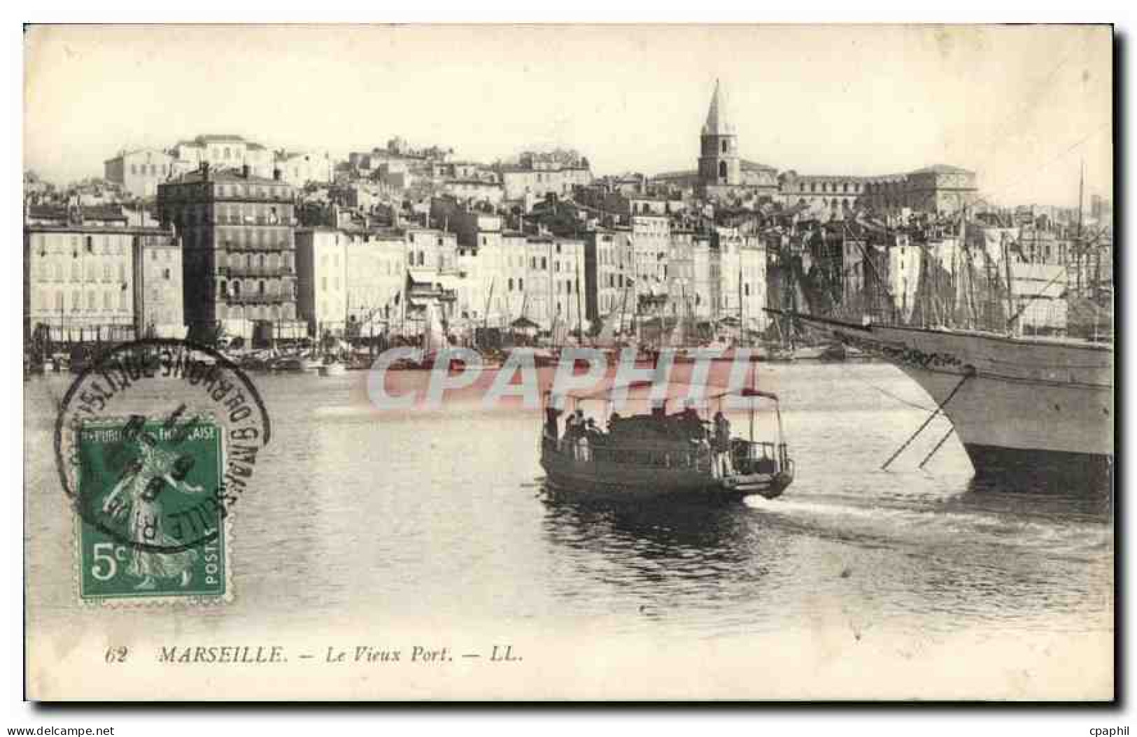 CPA Marseille Le Vieux Port