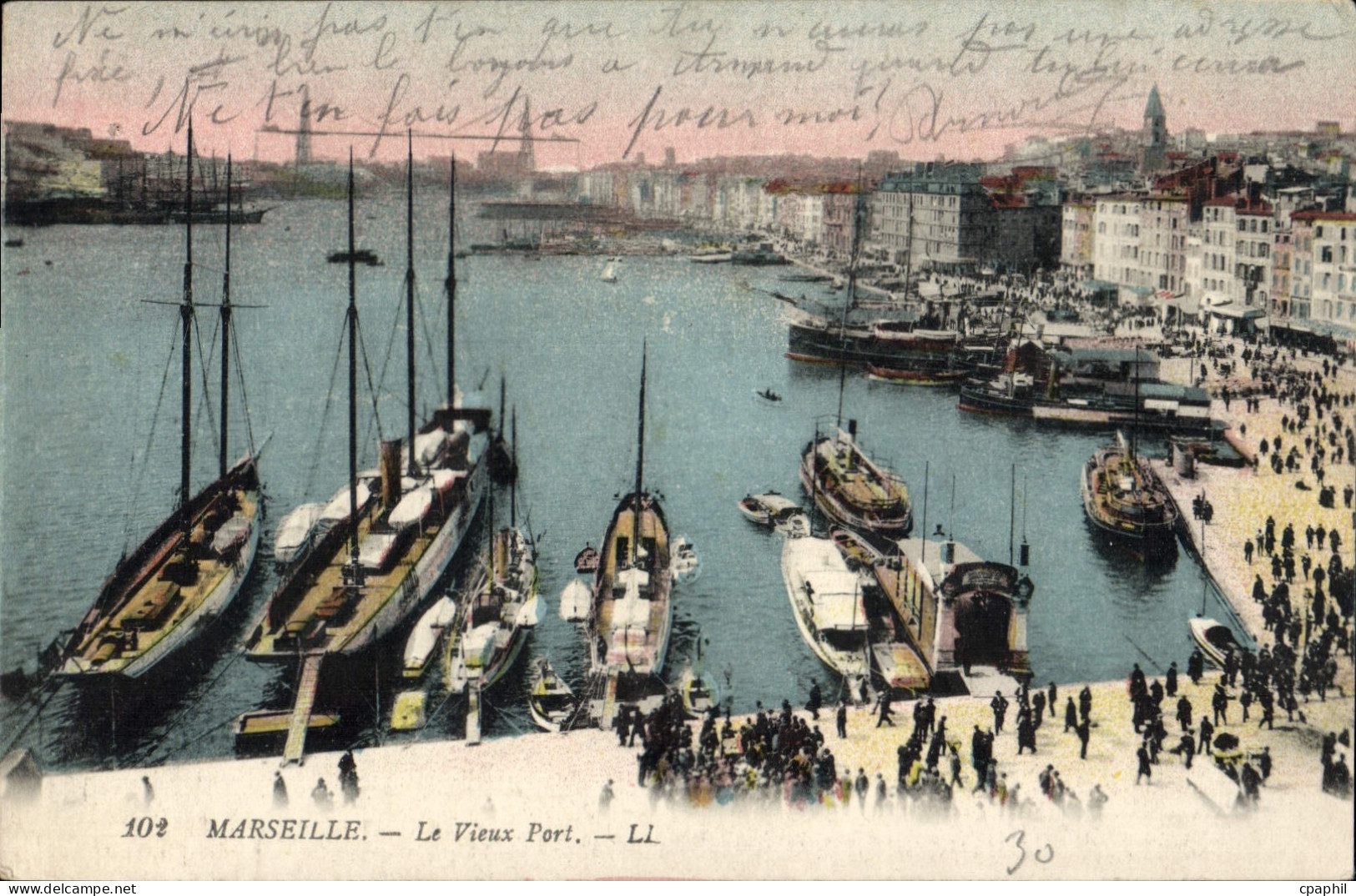 CPA Marseille Le Vieux Port