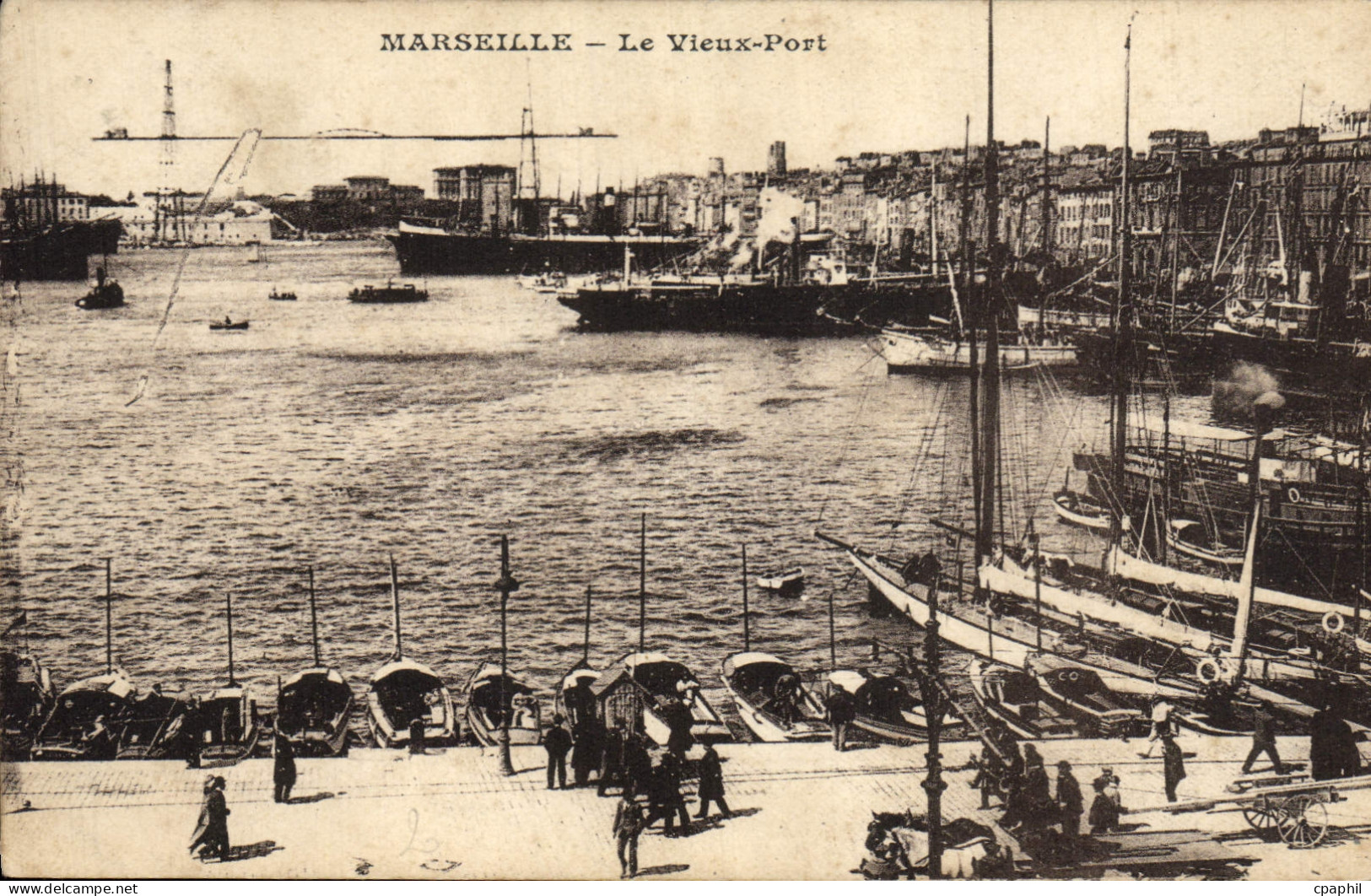 CPA Marseille Le Vieux Port Bateaux