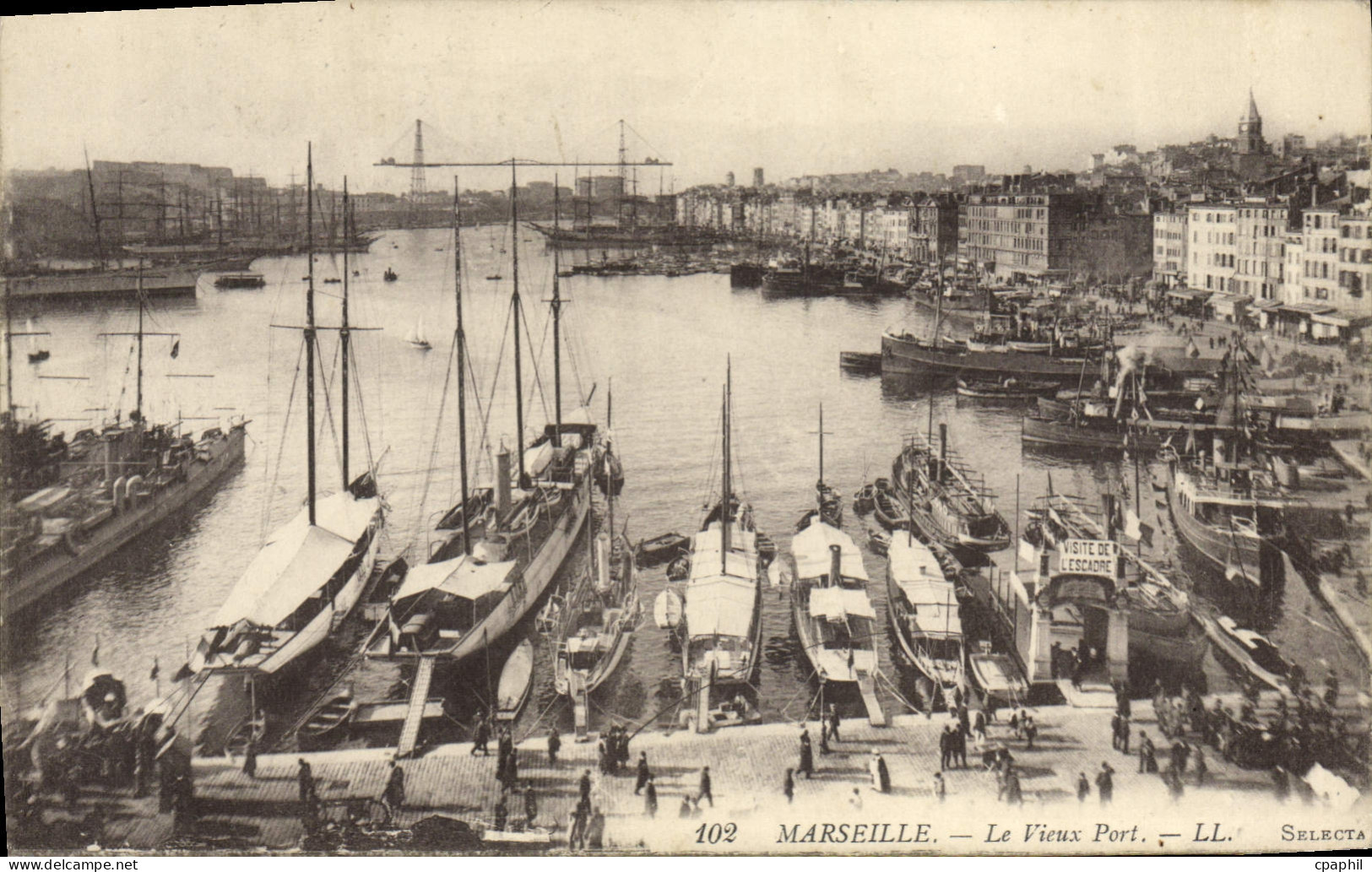 CPA Marseille Le Vieux Port Bateaux