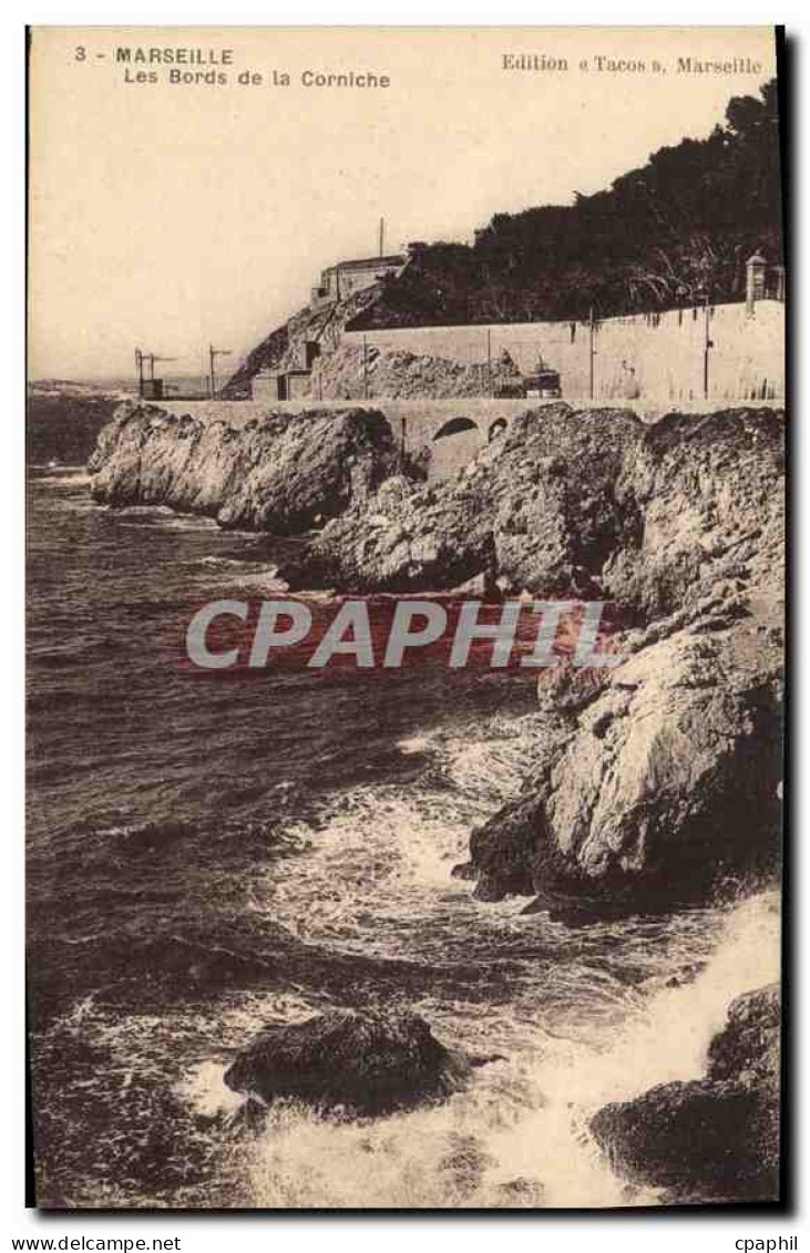 CPA Marseille Les Bords de la Corniche