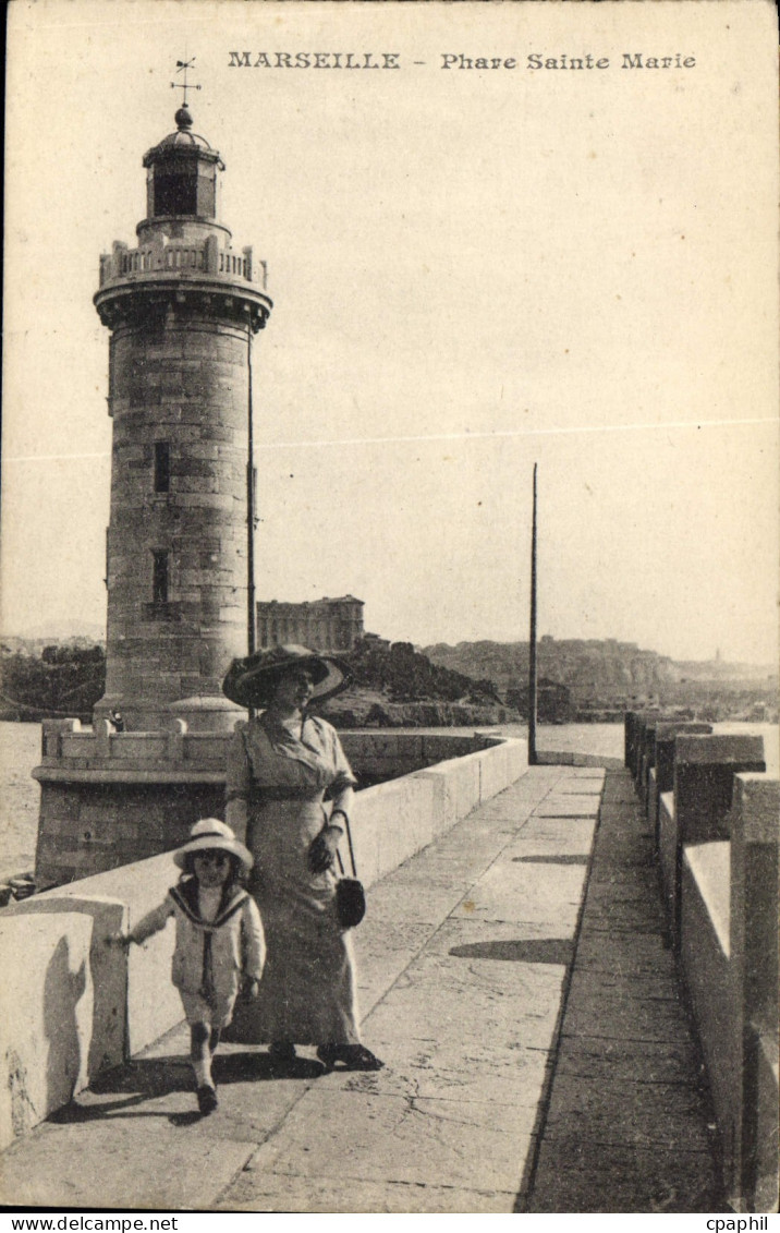 CPA Marseille Phare Sainte Marie