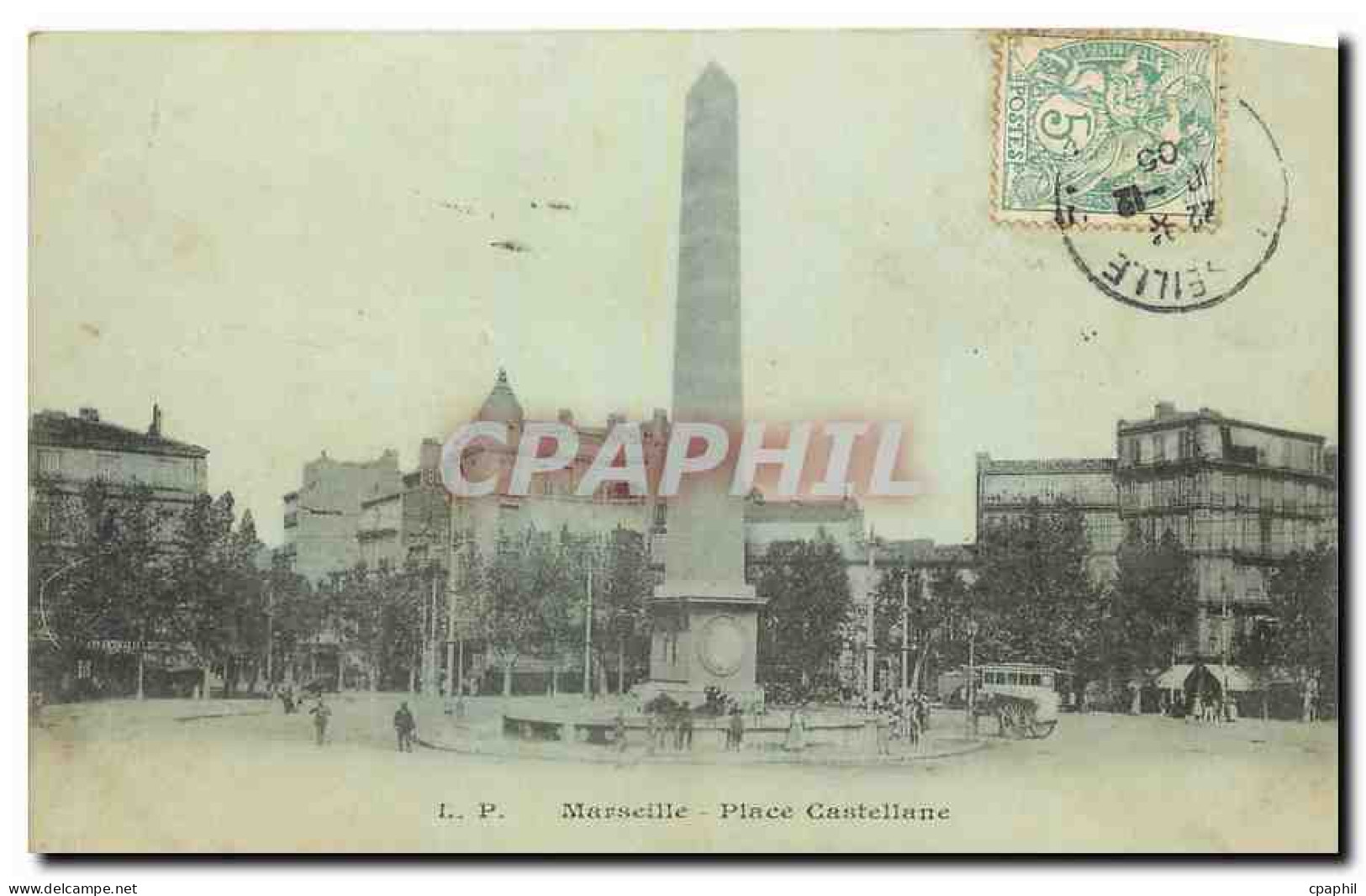 CPA Marseille Place Castellane