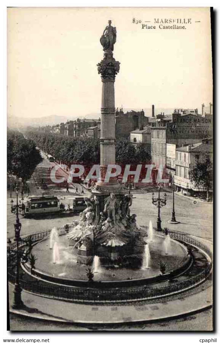 CPA Marseille Place Castellane