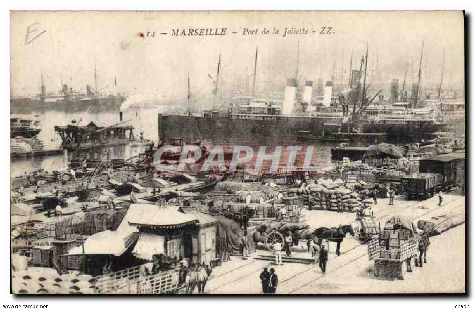 CPA Marseille Port de la Joliette