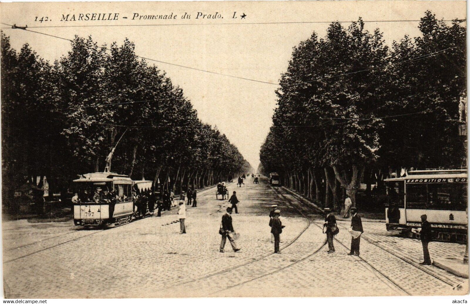 CPA MARSEILLE-Promenade du Prado (185875)