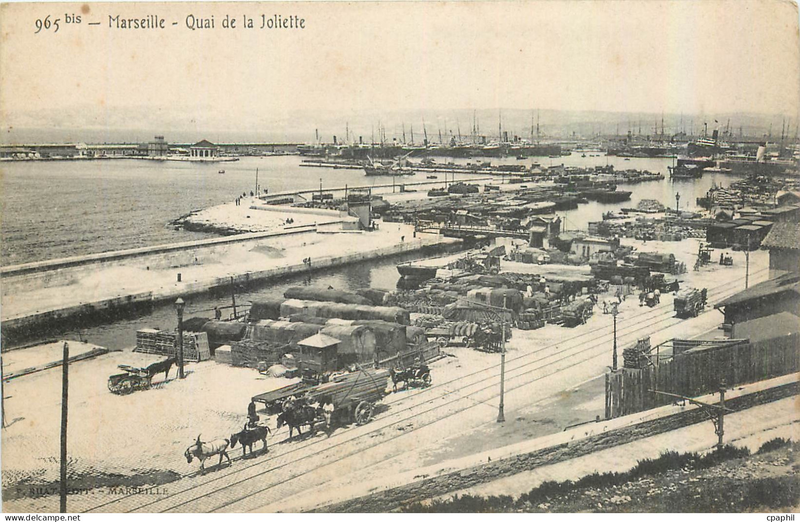 CPA Marseille Quai de la Joliette