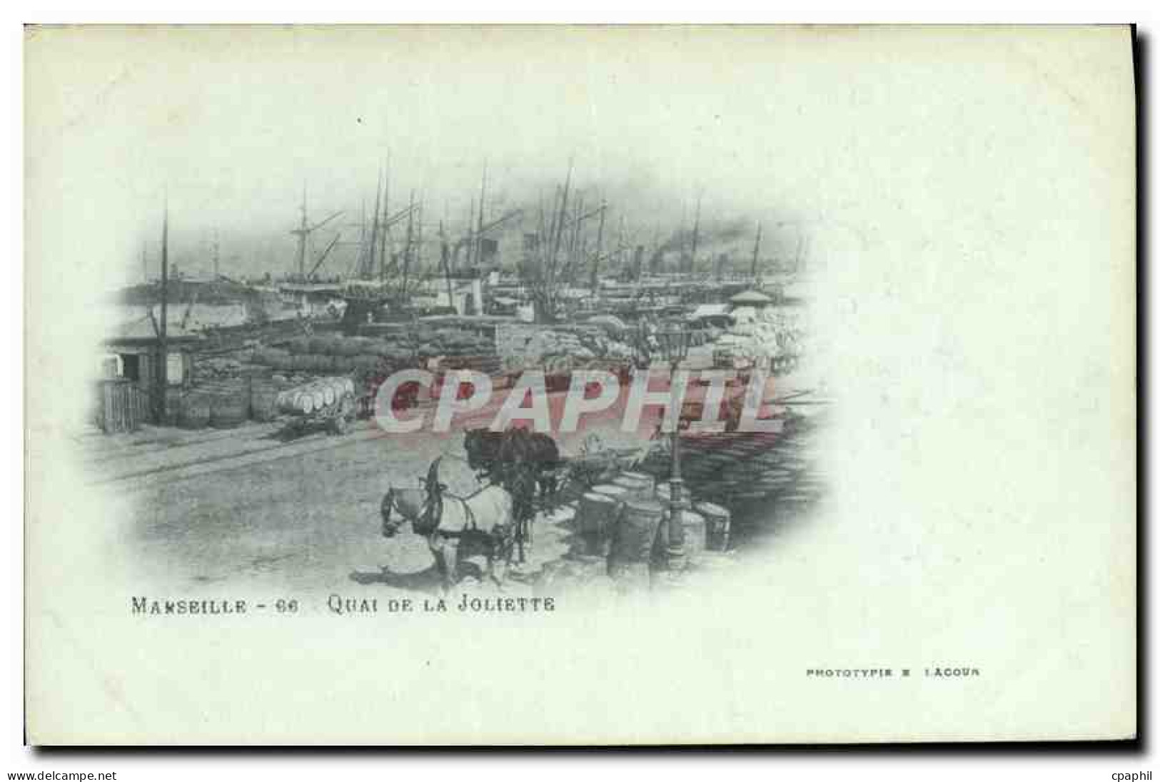 CPA Marseille Quai de la Joliette