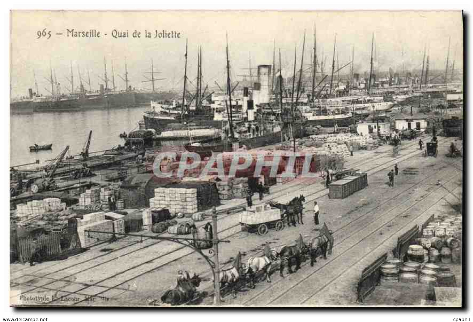 CPA Marseille Quai de la Joliette