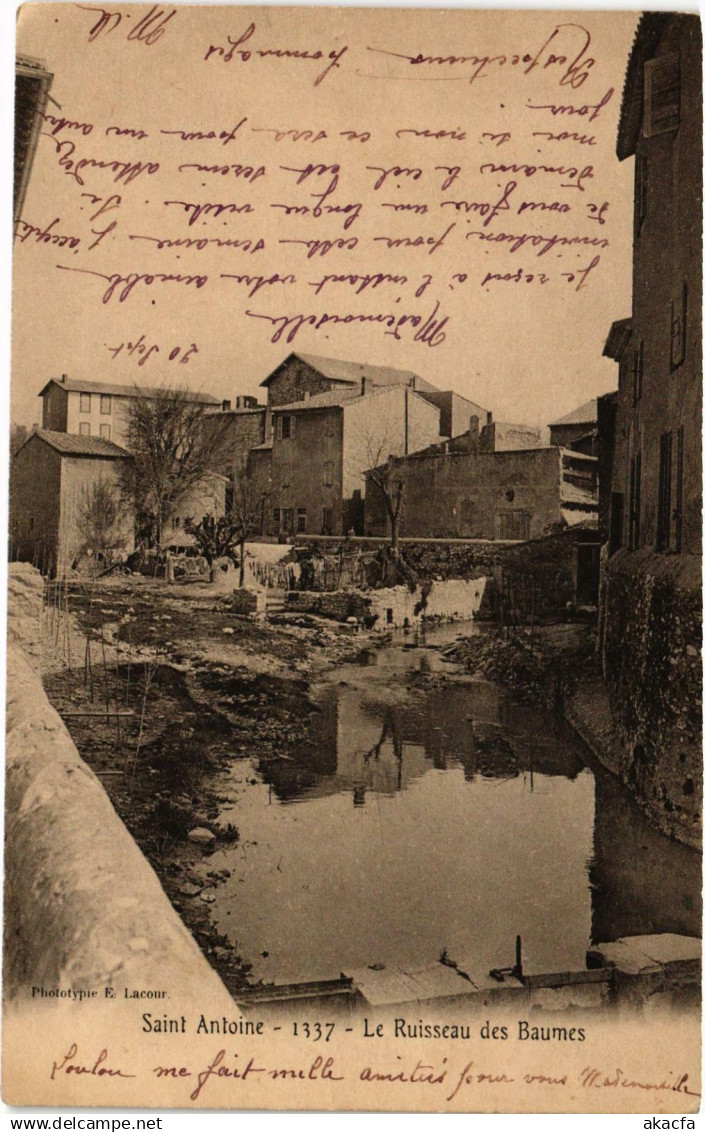 CPA MARSEILLE - St-Antoine Le Ruisseau des Baumes (986537)