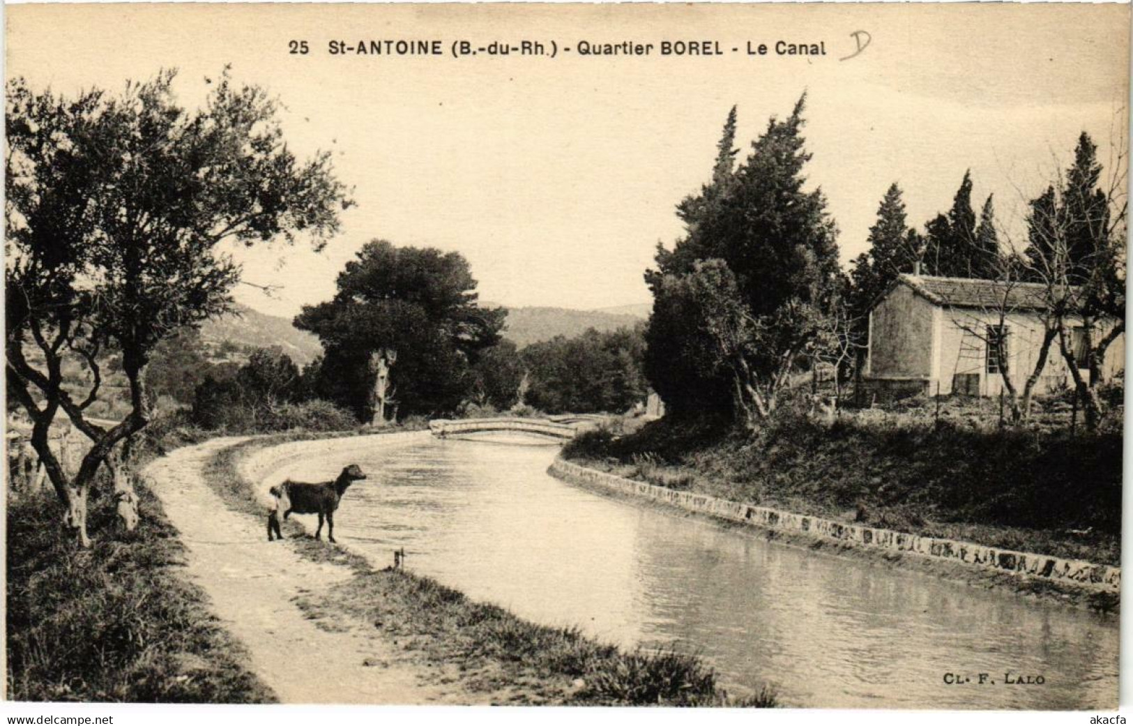 CPA MARSEILLE - St-Antoine Quartier Borel Le Canal (986047)